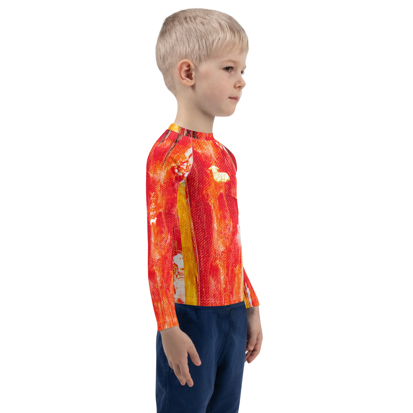 Unisex Kids Lamb Rash Guard - Lamb Fashion Store