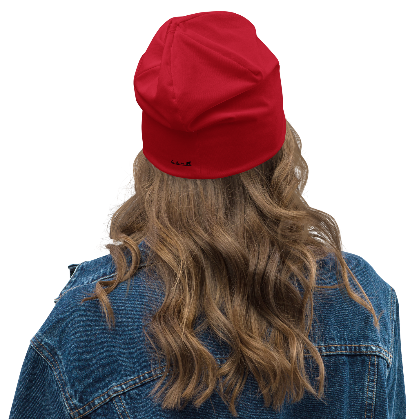 LambLike Unisex Red & Black Beanie