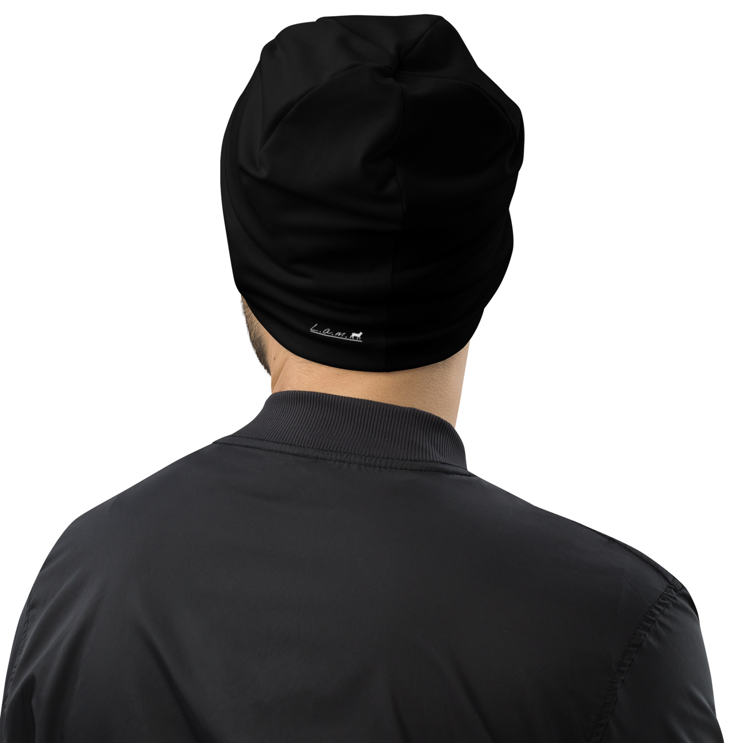 LambLike Unisex Black & White Beanie