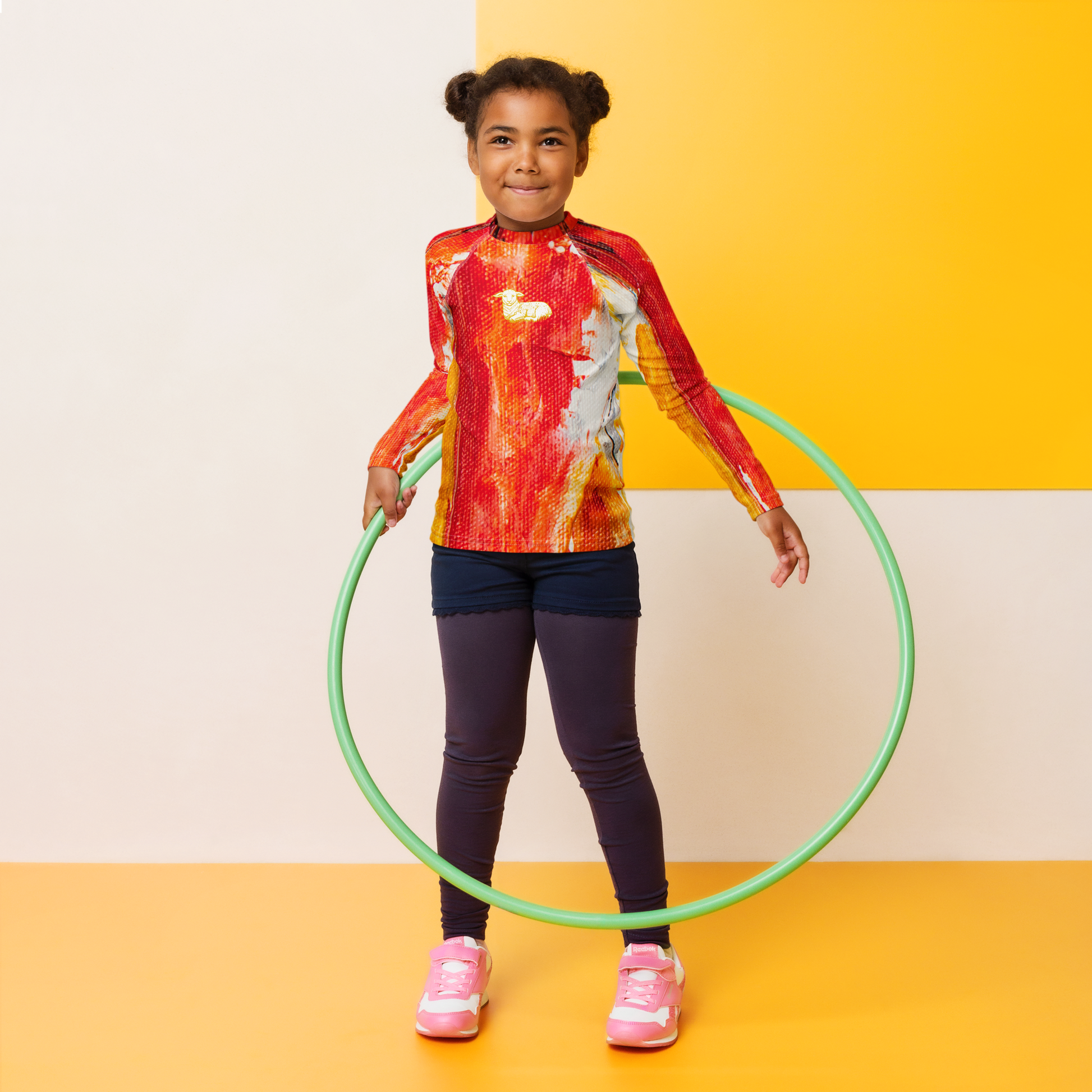 Unisex Kids Lamb Rash Guard - Lamb Fashion Store