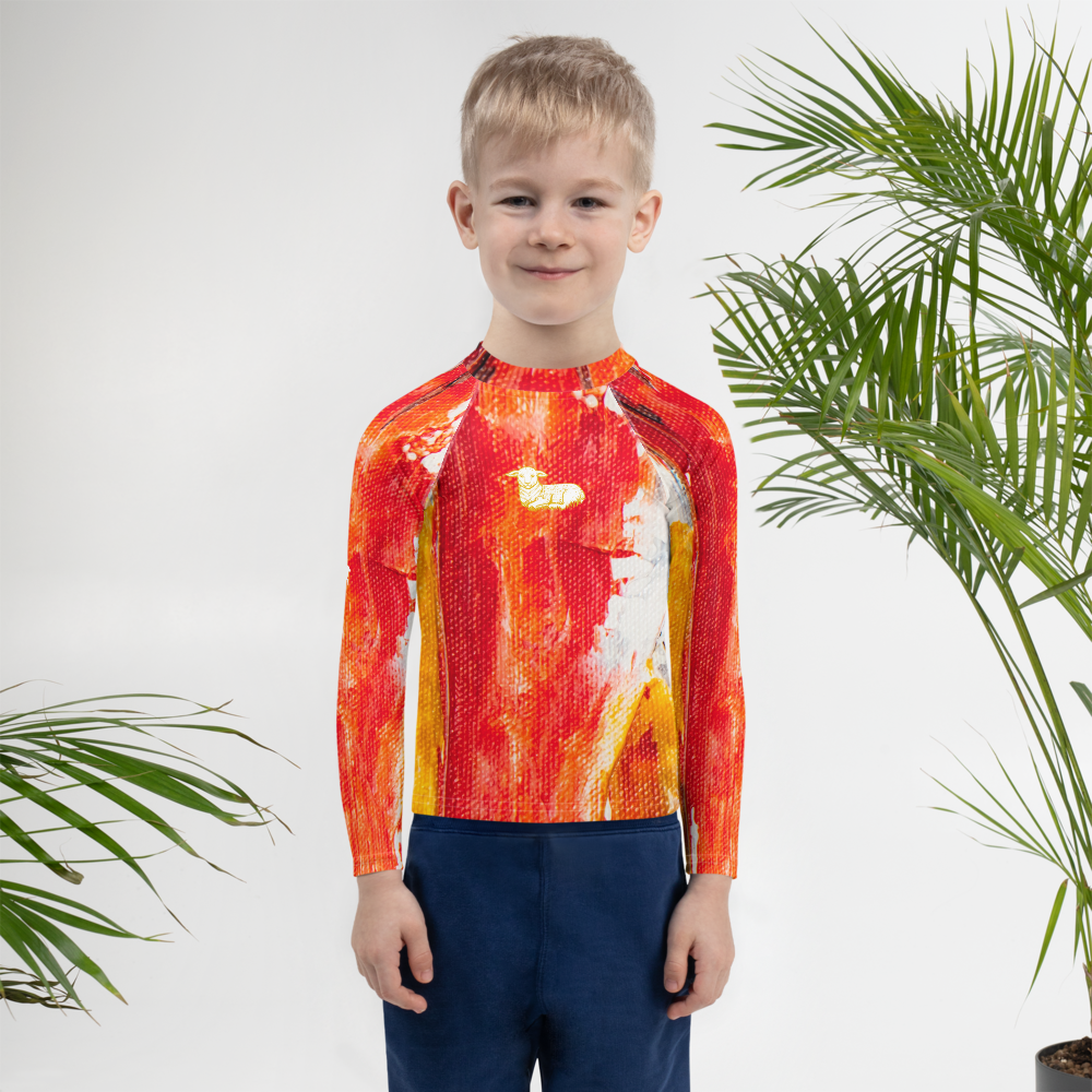 Unisex Kids Lamb Rash Guard - Lamb Fashion Store