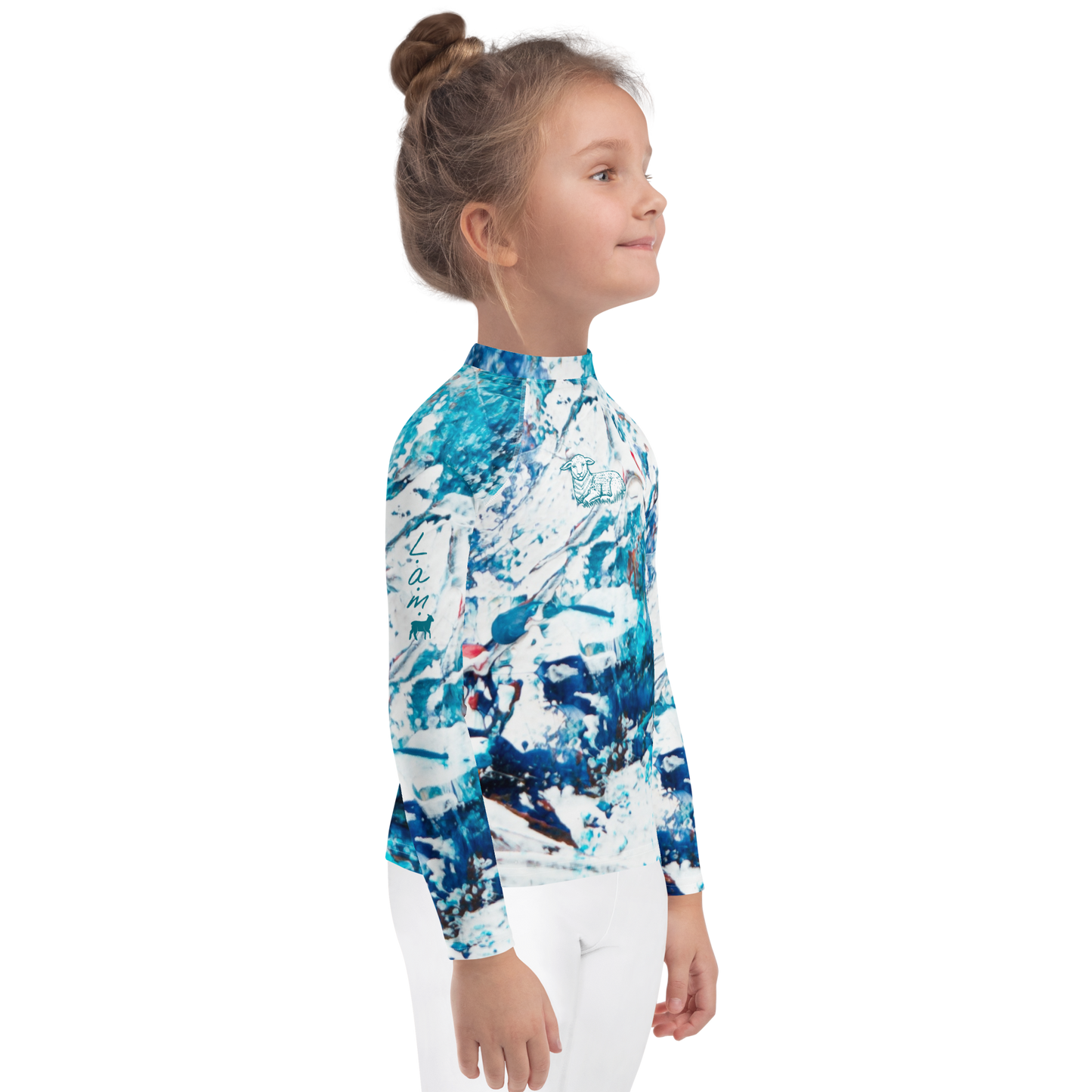 Unisex Kids Lamb Rash Guard - Lamb Fashion Store