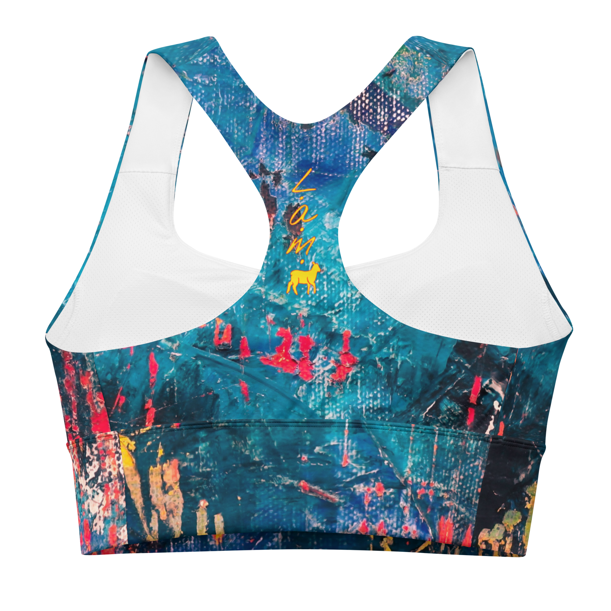 Women's Lamb Longline Sports Bra - Lamb Fashion Store