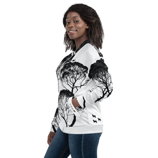 Unisex Lamb Bomber Jacket - Lamb Fashion Store