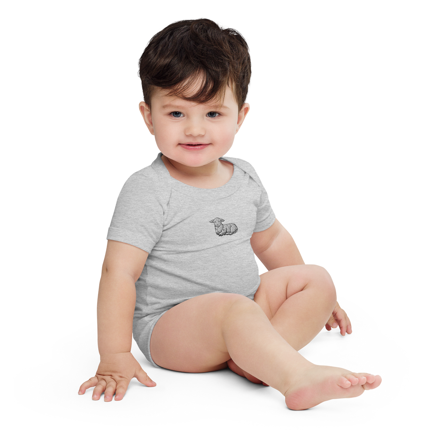 Baby Lamb Short Sleeve One Piece - Lamb Fashion Store
