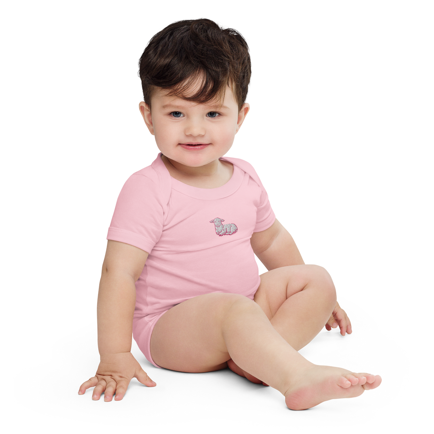 Baby Lamb Short Sleeve One Piece - Lamb Fashion Store