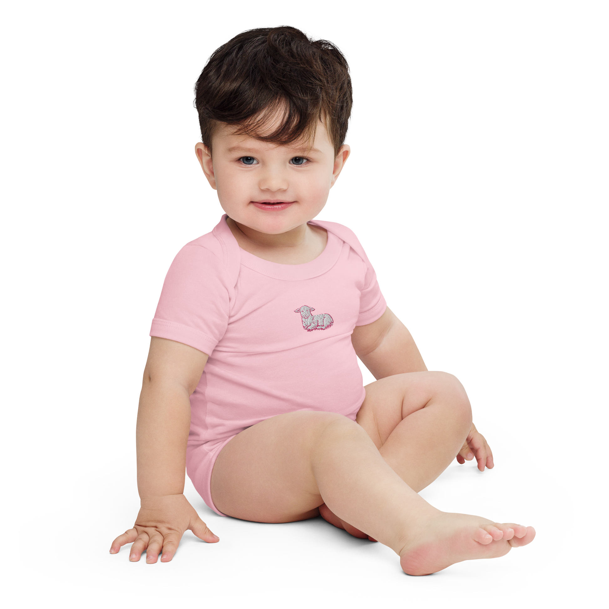 Baby Lamb Short Sleeve One Piece - Lamb Fashion Store