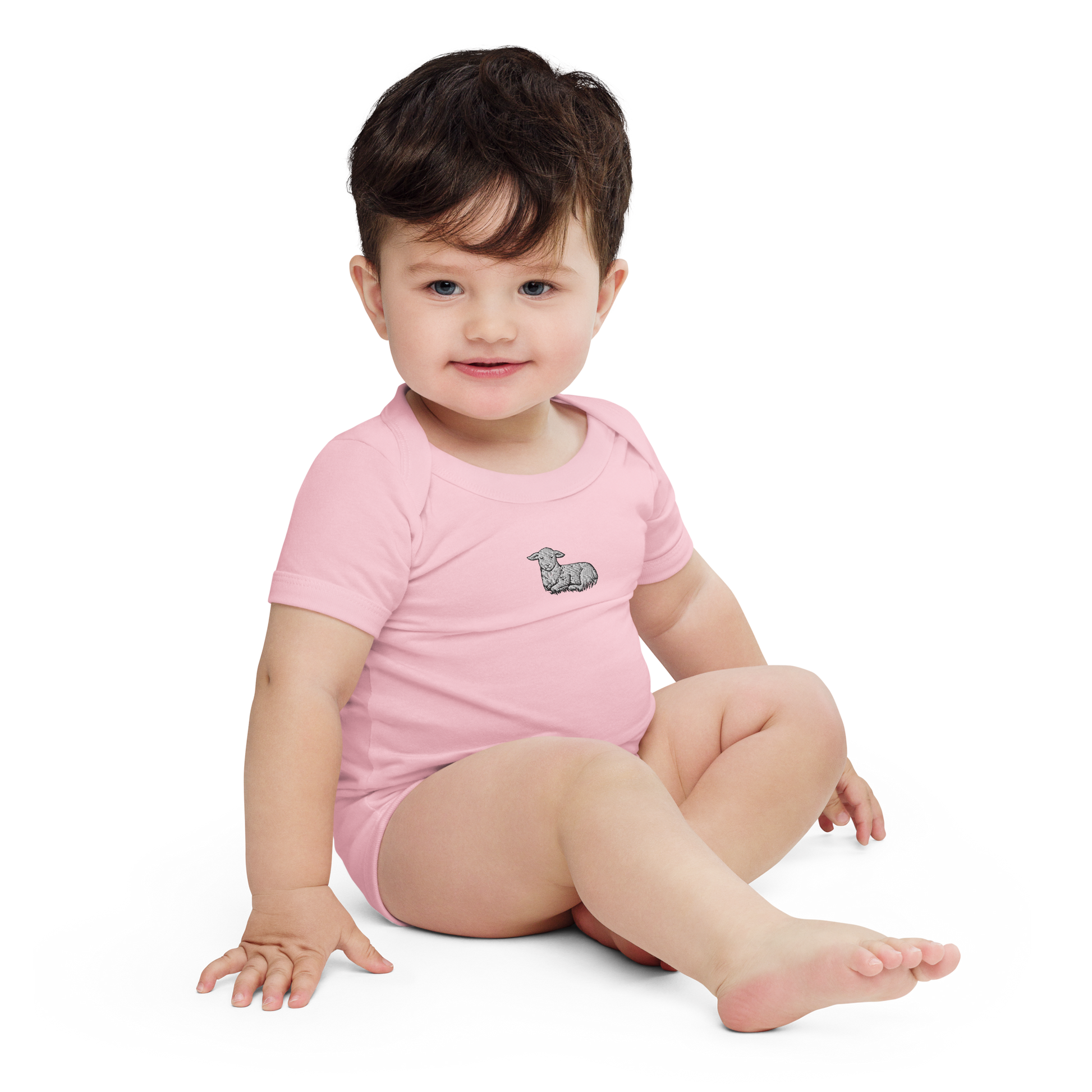 Baby Lamb Short Sleeve One Piece - Lamb Fashion Store