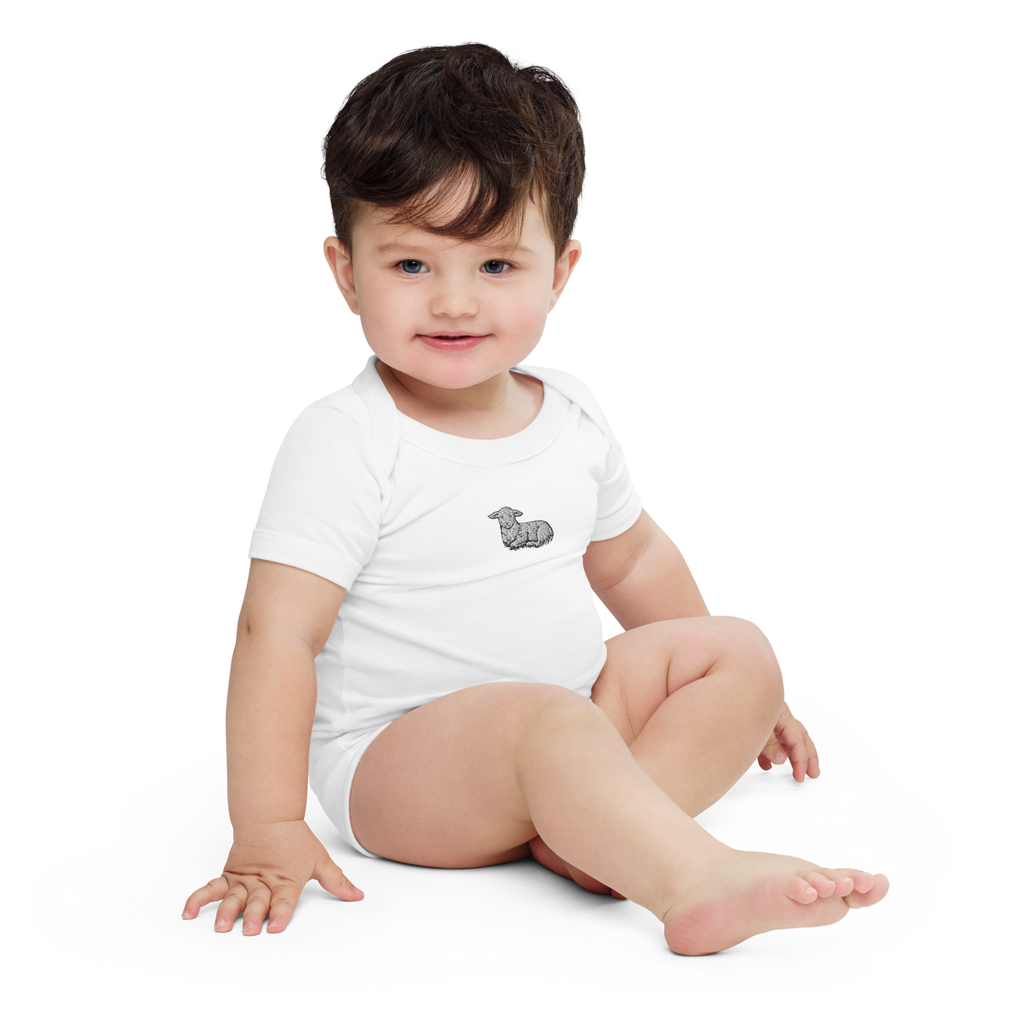 Baby Lamb Short Sleeve One Piece - Lamb Fashion Store