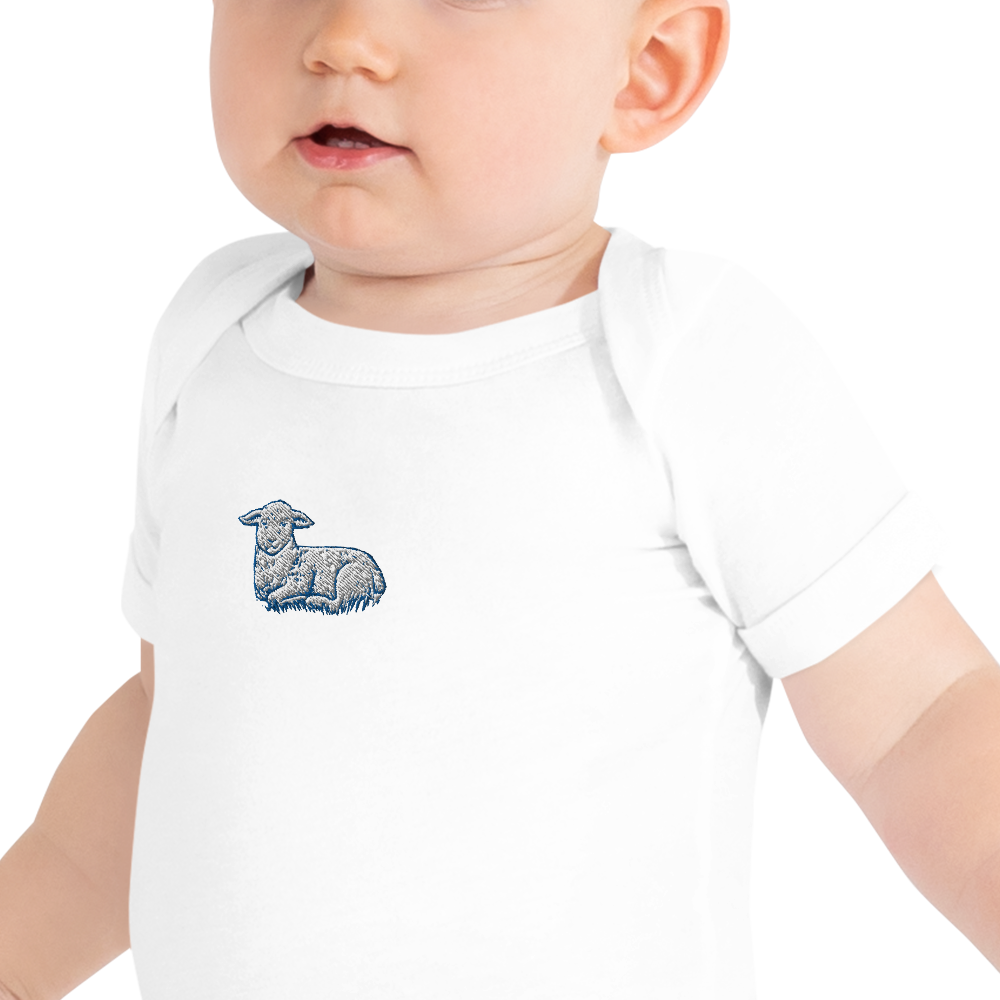Baby Lamb Short Sleeve One Piece - Lamb Fashion Store