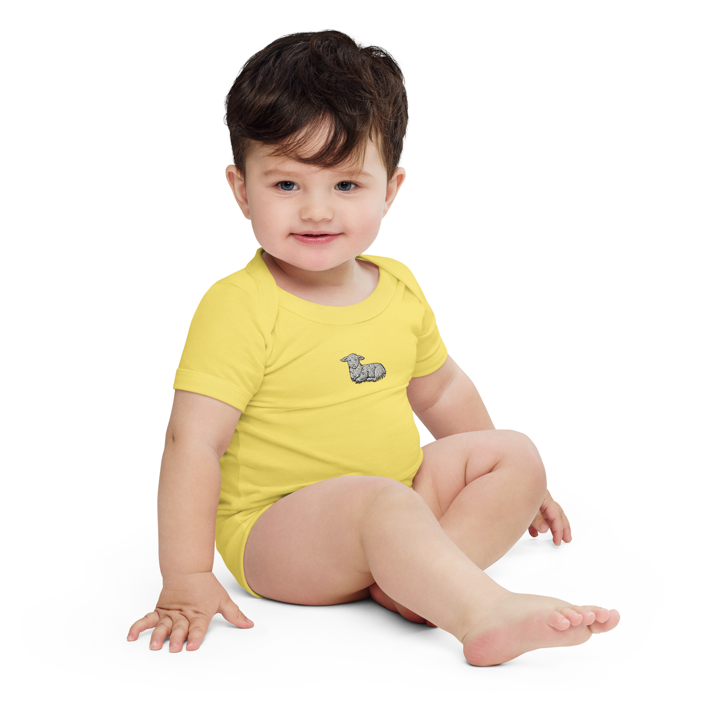 Baby Lamb Short Sleeve One Piece - Lamb Fashion Store