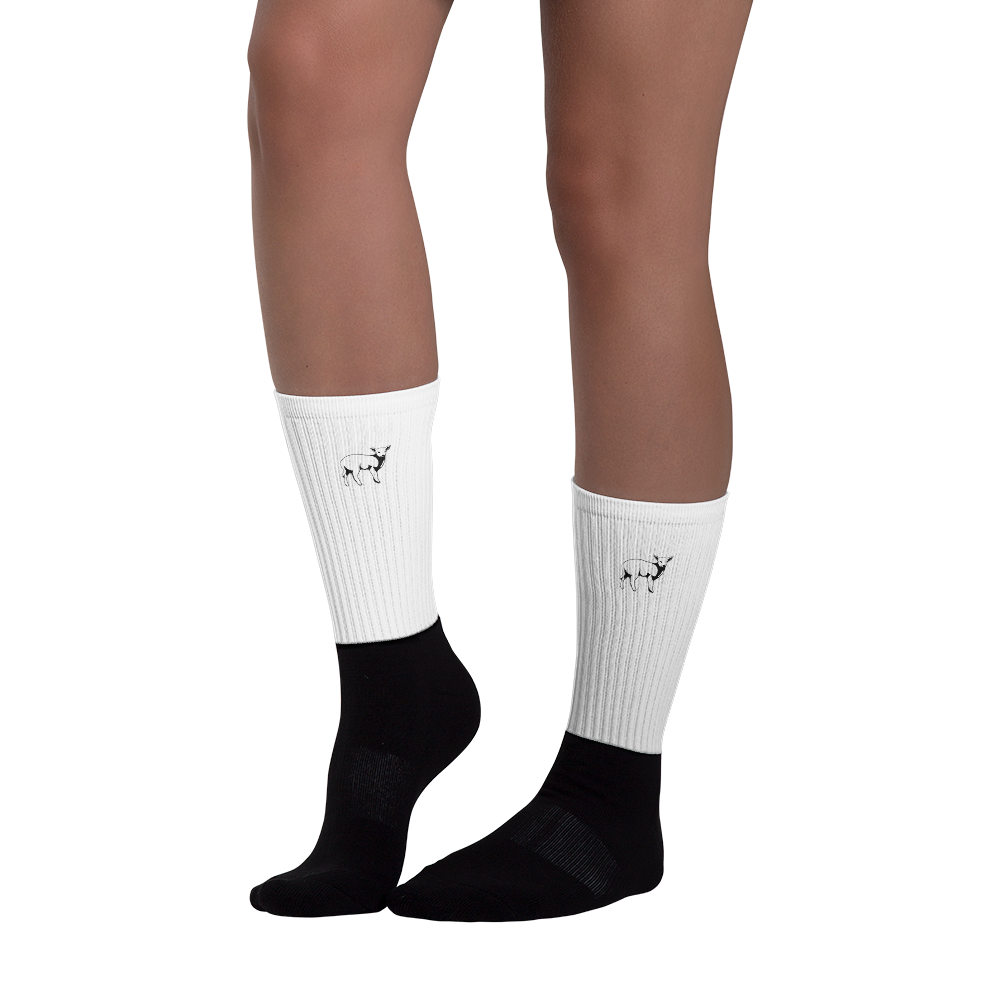 Women's Lamb Socks (Black) - Lamb Fashion Store