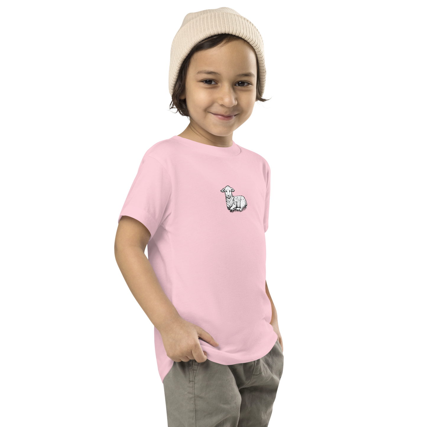 Unisex Toddler Lamb Short Sleeve Tee