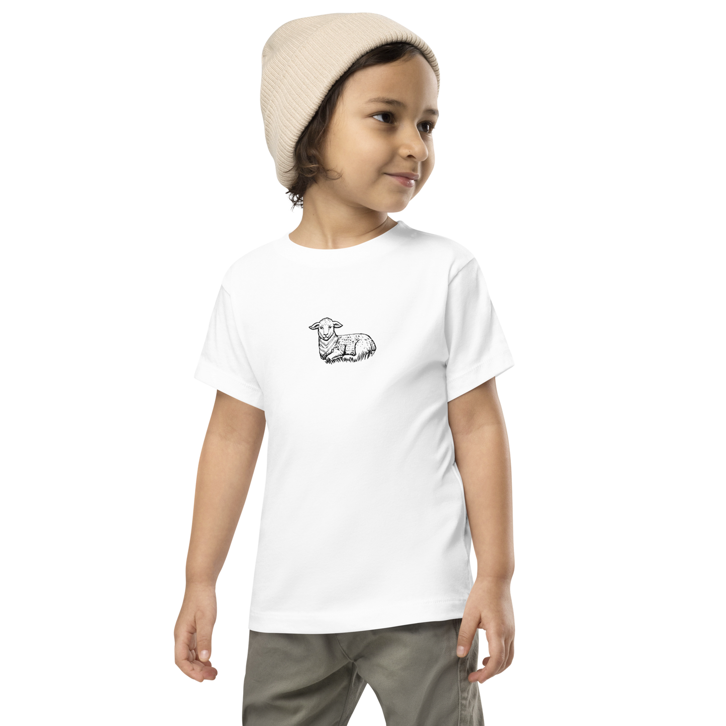 Unisex Toddler Lamb Short Sleeve Tee