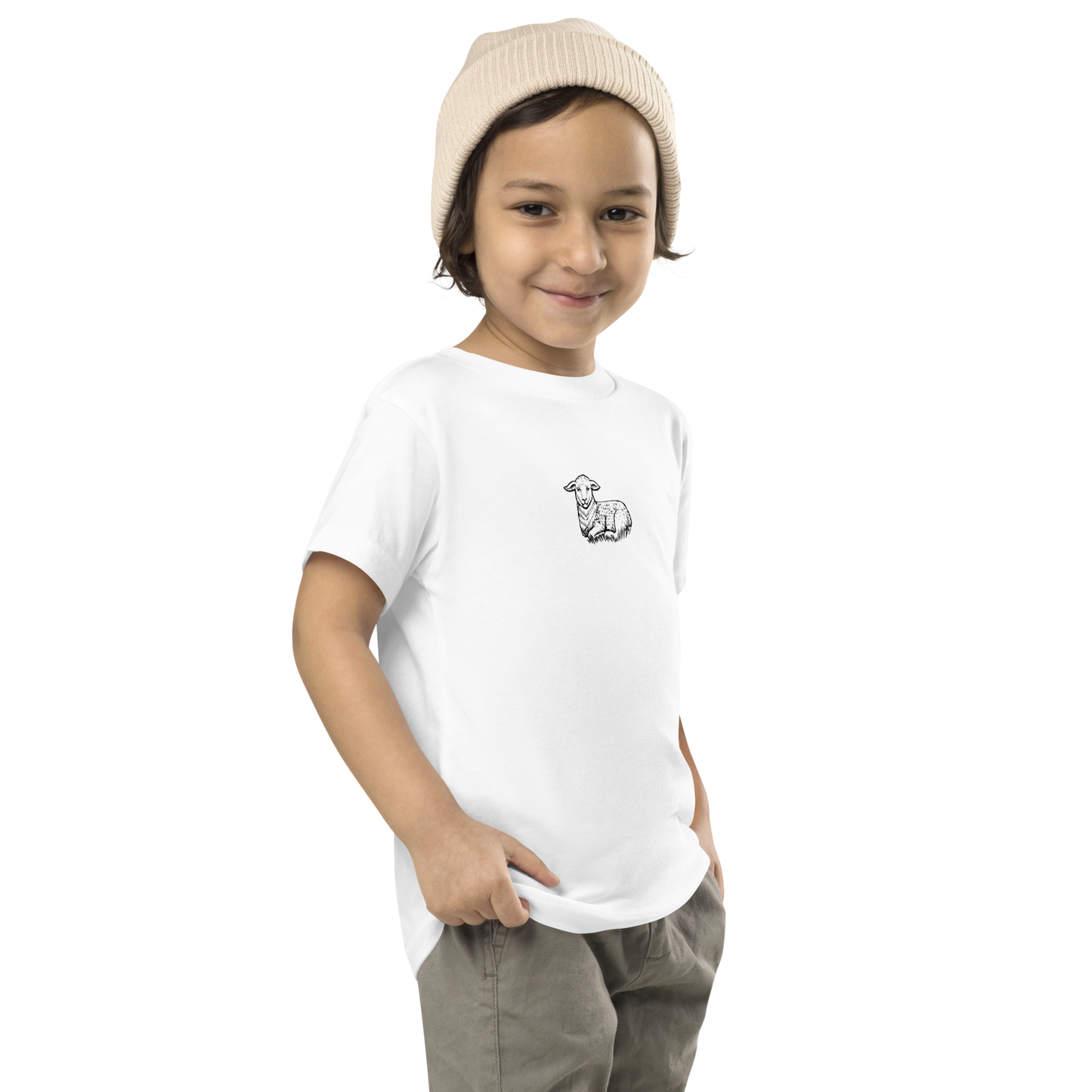 Unisex Toddler Lamb Short Sleeve Tee