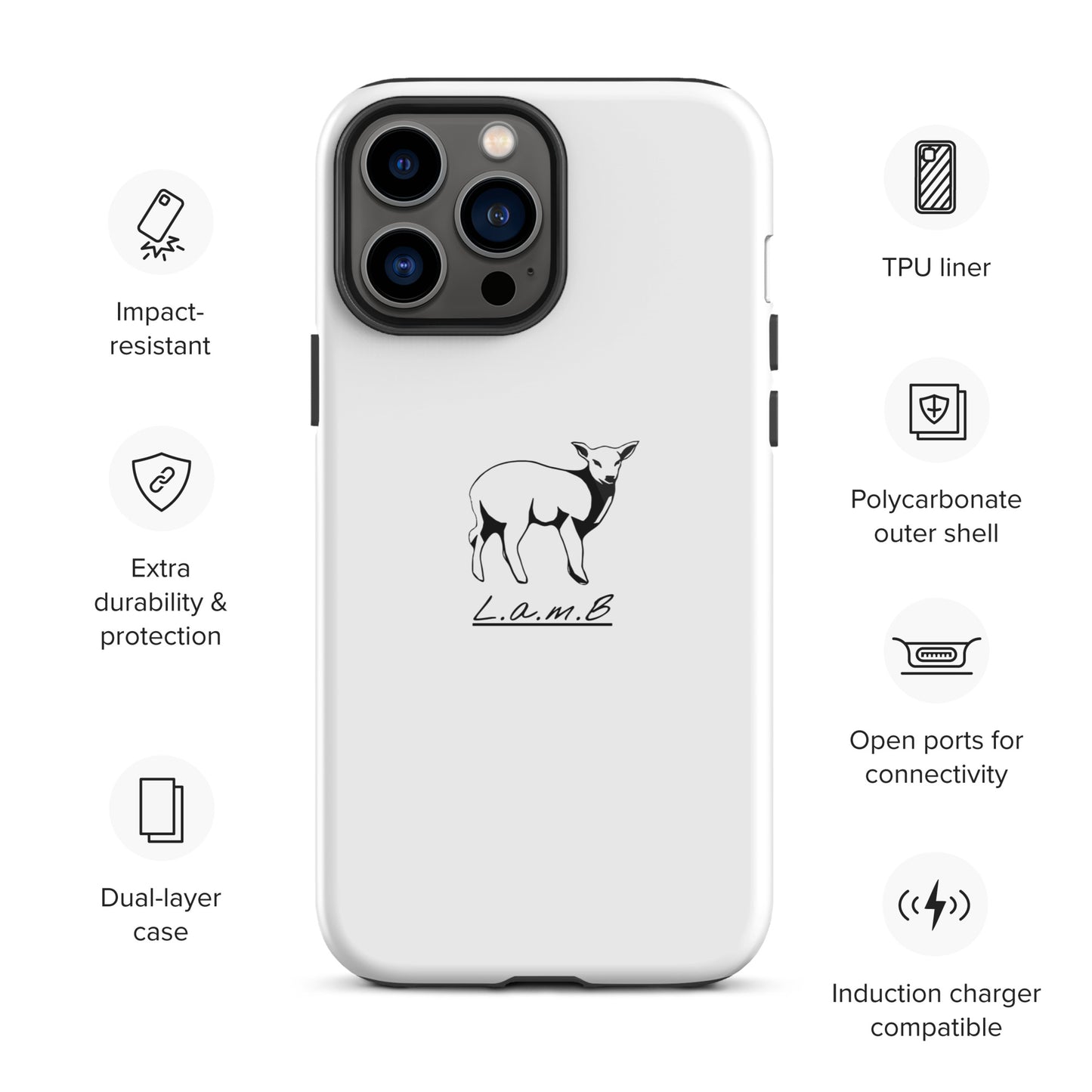 Lamb Tough iPhone Case (Mary's Edition)